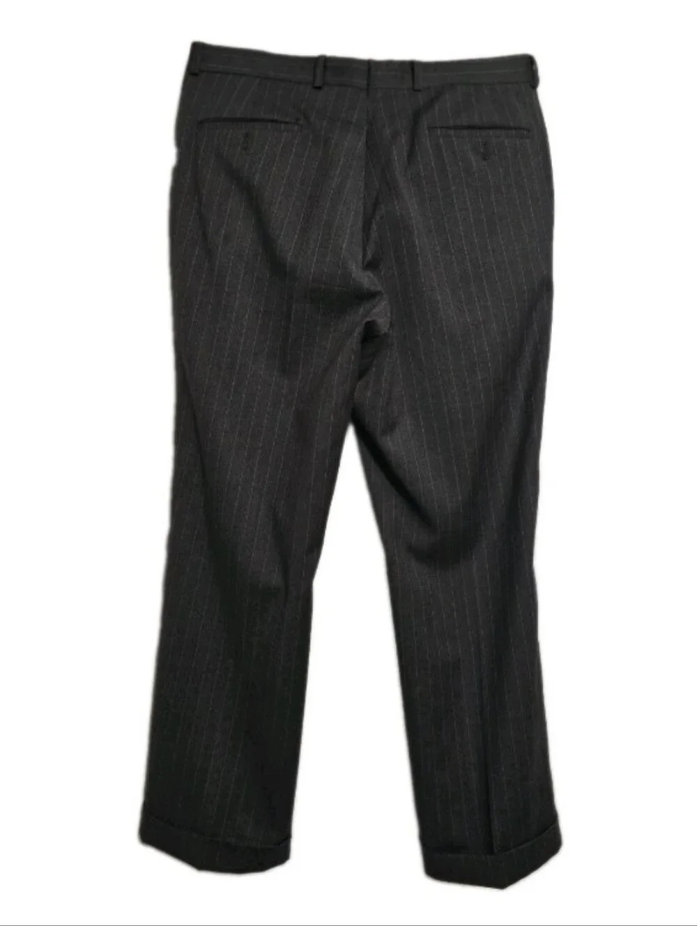 Lauren Ralph Lauren Men's Charcoal Pinstripe 2 Pcs Suit Set - Jacket & Pants